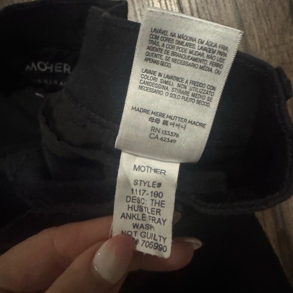MOTHER crop hustler fray sz 27 - Picture 5 of 6